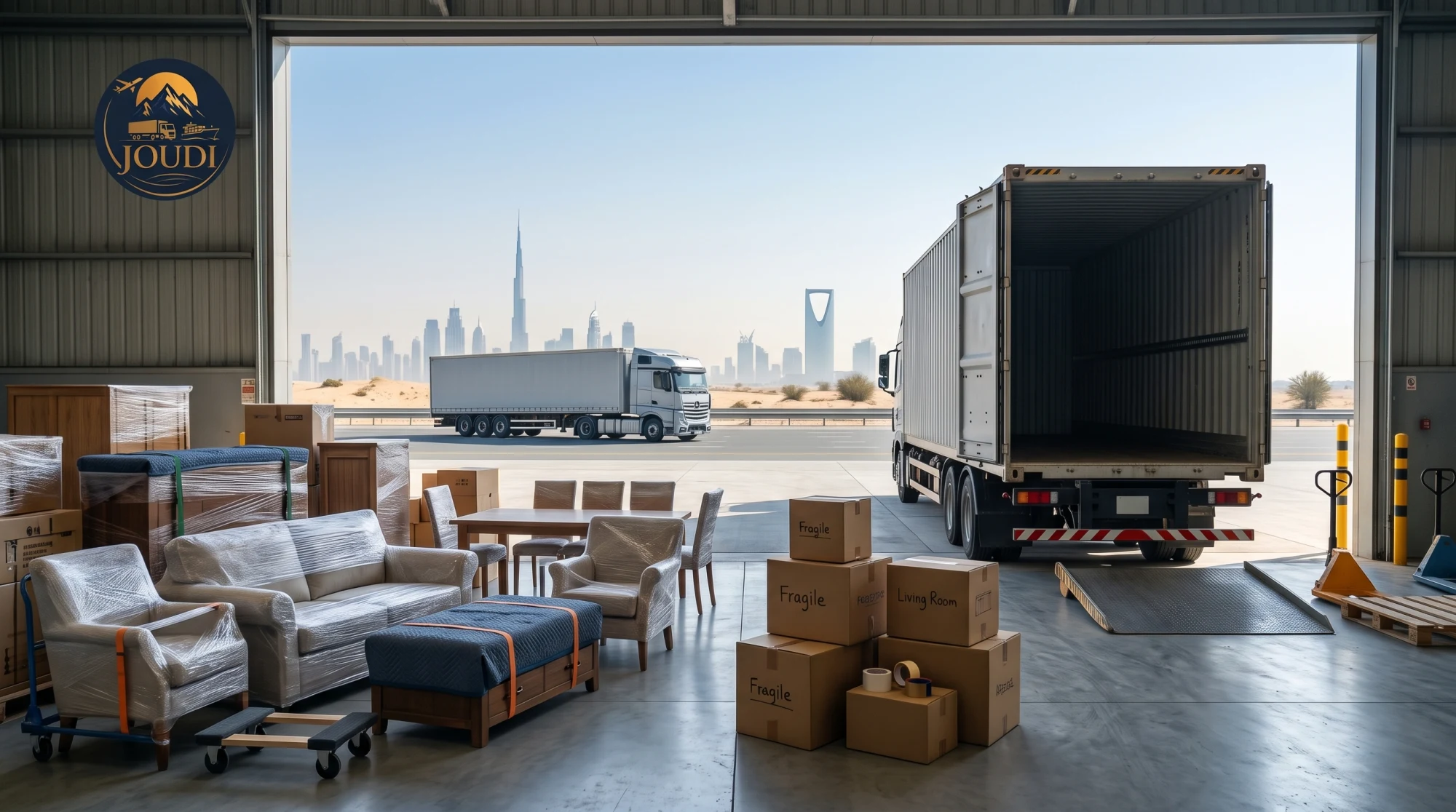 Shipping furniture from the UAE to Saudi Arabia: Your complete guide