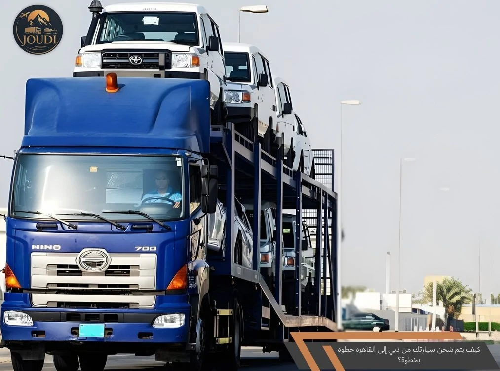 كيف يتم شحن سيارتك من دبي إلى القاهرة خطوة بخطوة؟