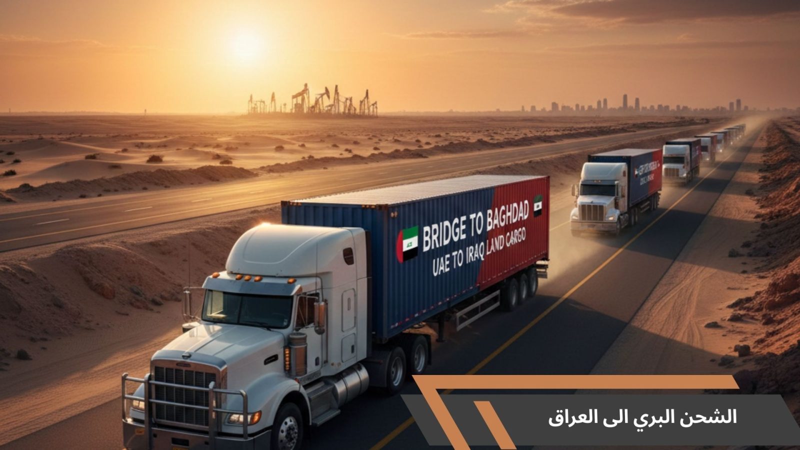الشحن البري إلى العراق