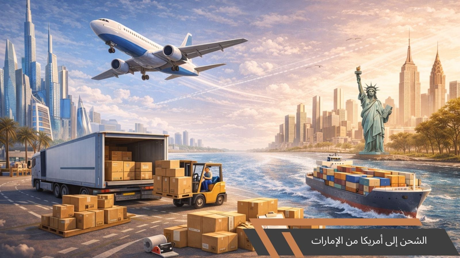 الشحن الى امريكا